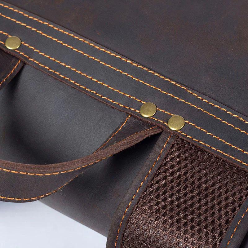 Leather Work Backpack | ROYA - Image 20
