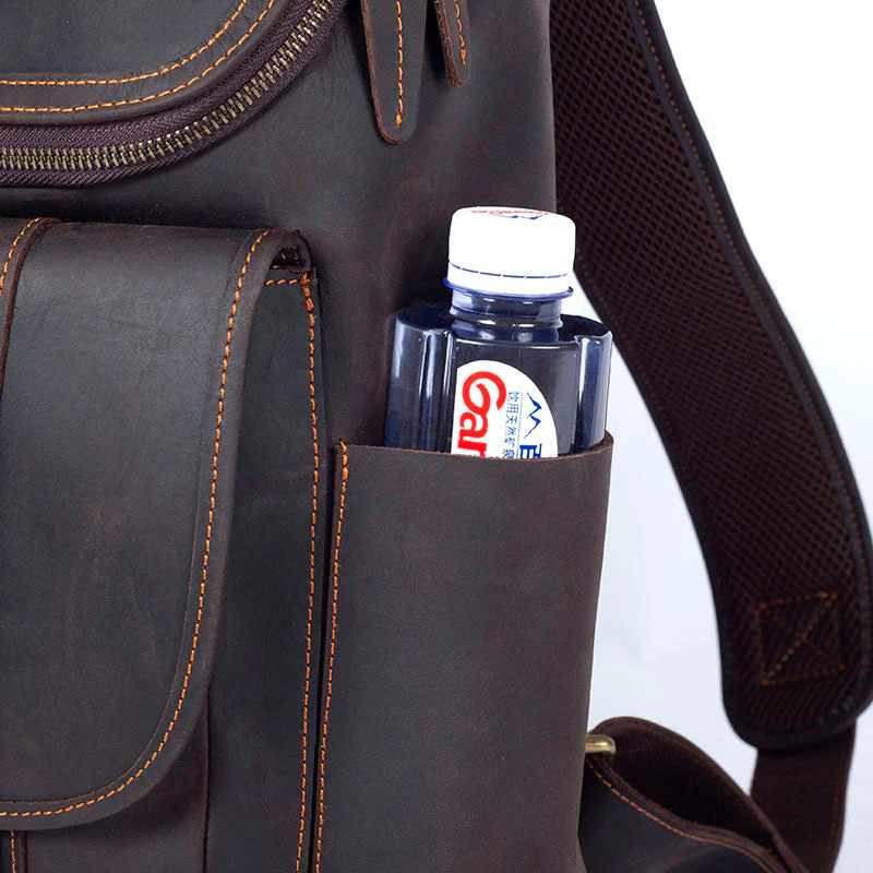 Leather Work Backpack | ROYA - Image 22