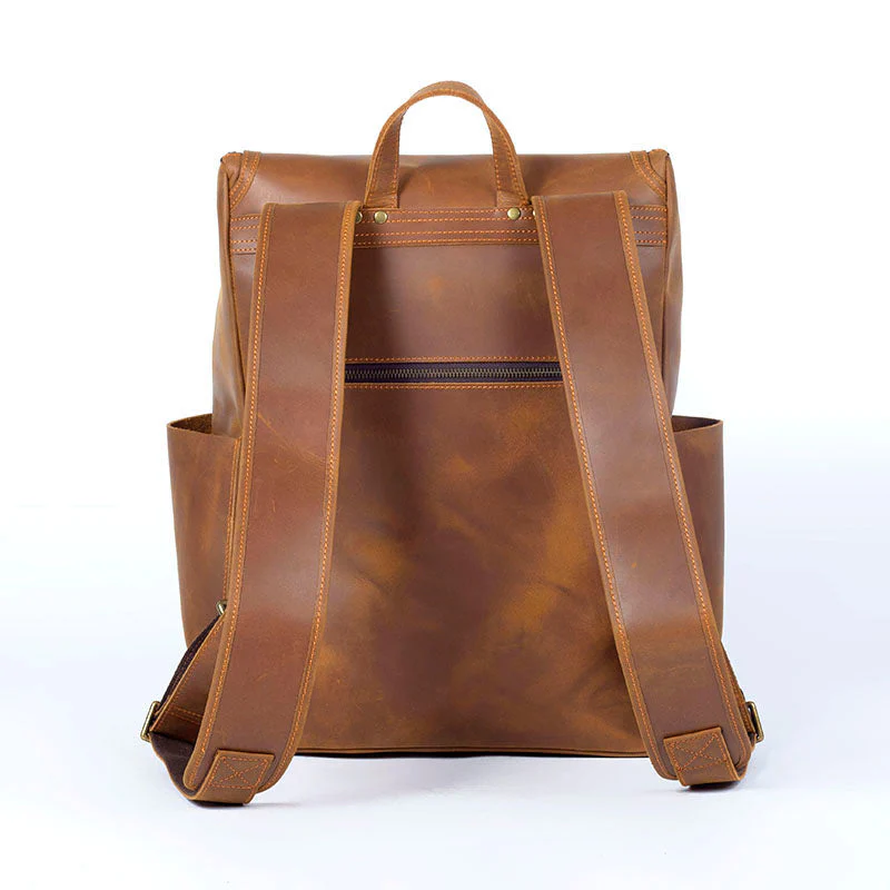 Leather Work Backpack | ROYA - Image 7
