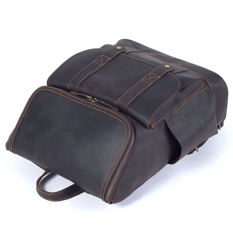 Leather Work Backpack | ROYA - Image 8