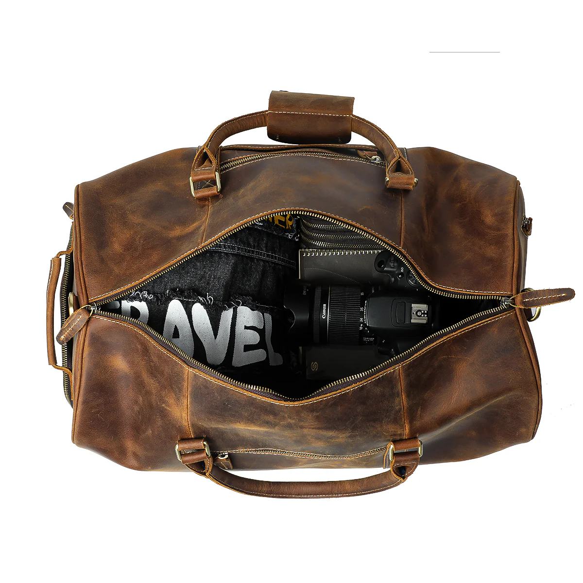 Mens Leather Travel Bag | CORDOBA - Image 10