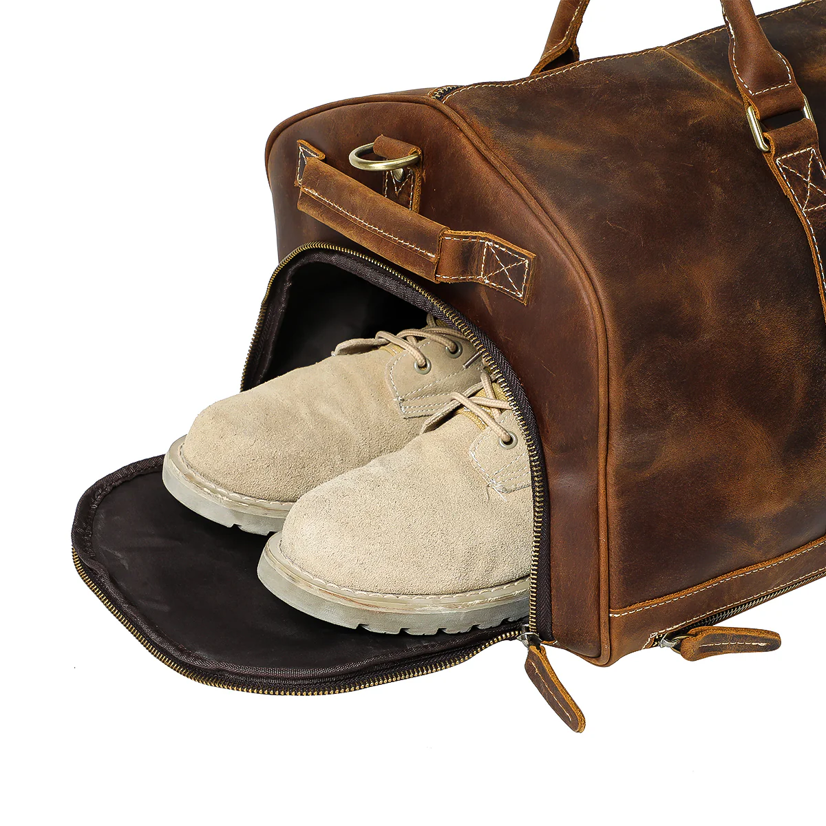 Mens Leather Travel Bag | CORDOBA - Image 11