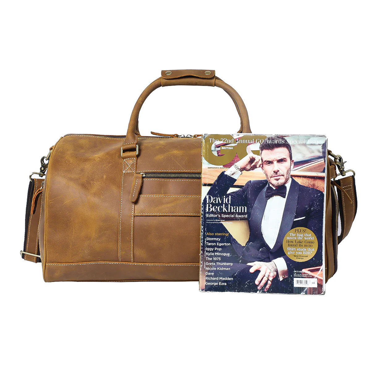 Mens Leather Travel Bag | CORDOBA - Image 24