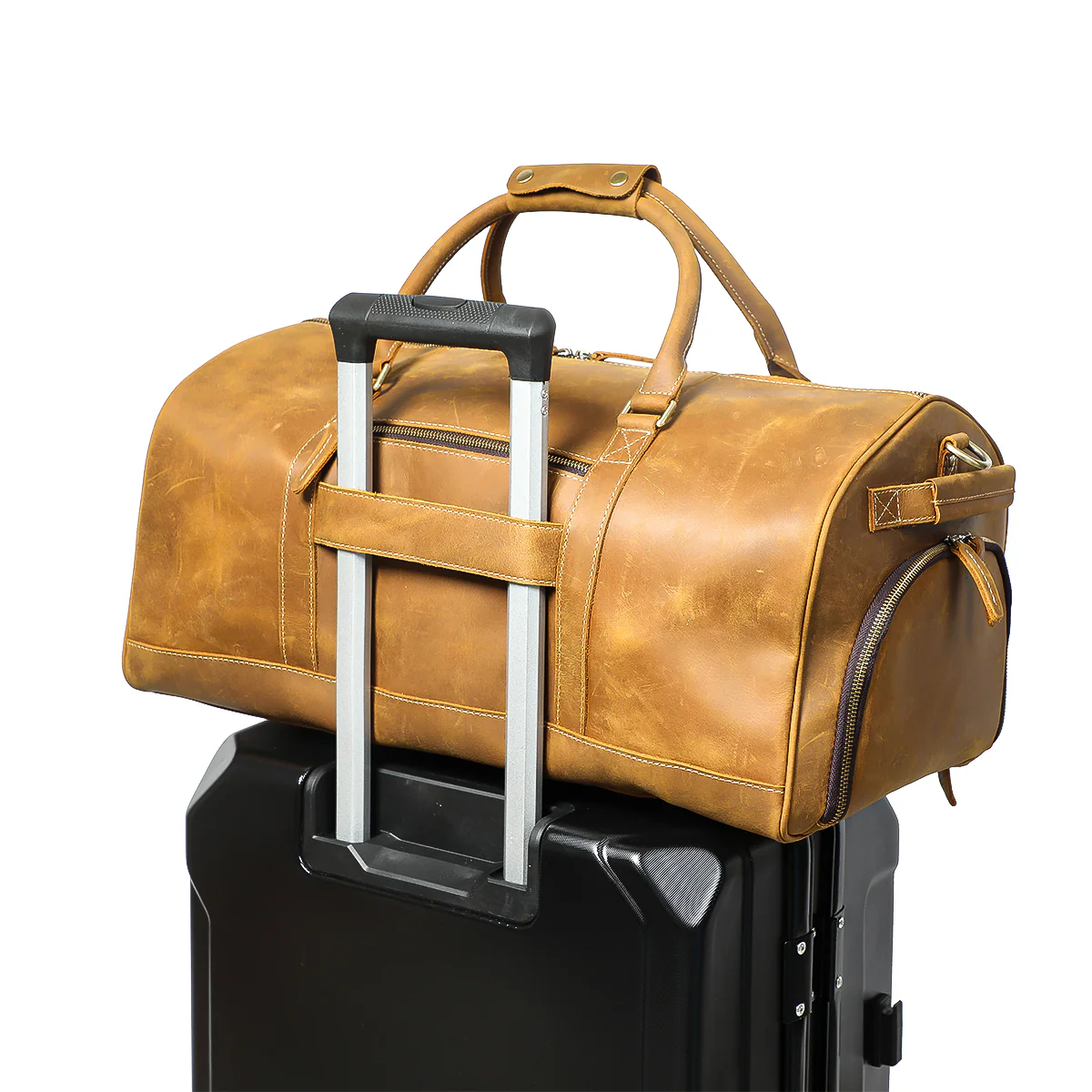 Mens Leather Travel Bag | CORDOBA - Image 28