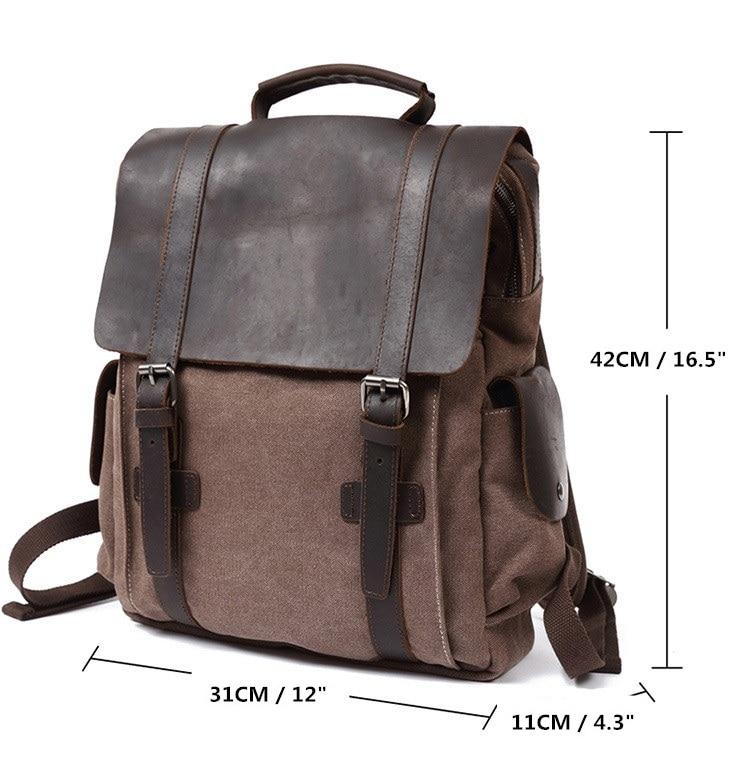 Small Canvas Backpack | MANITOBA - Image 6