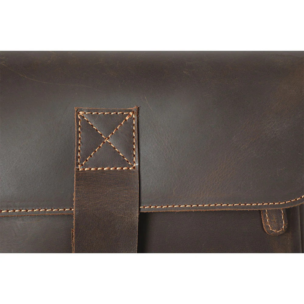 Small Leather Messenger Bag | JAYA - Image 9
