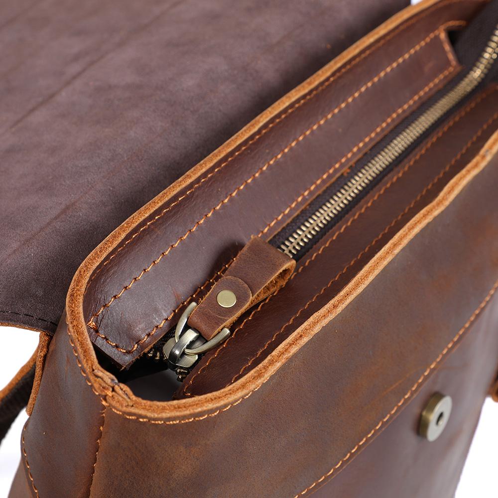 Small Leather Rucksack | ITHYA - Image 20