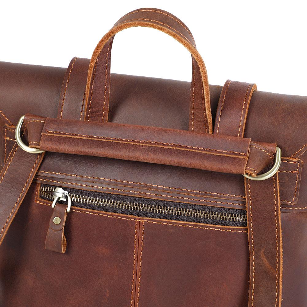 Small Leather Rucksack | ITHYA - Image 22
