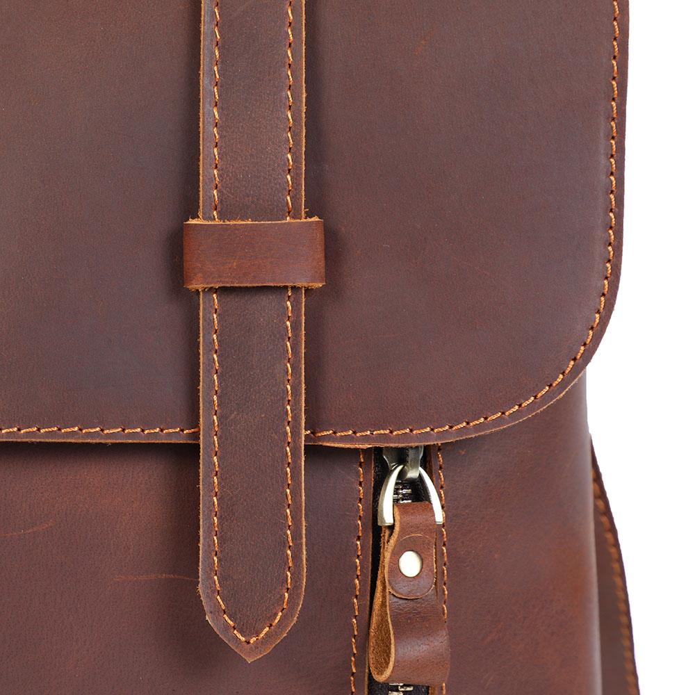Small Leather Rucksack | ITHYA - Image 23