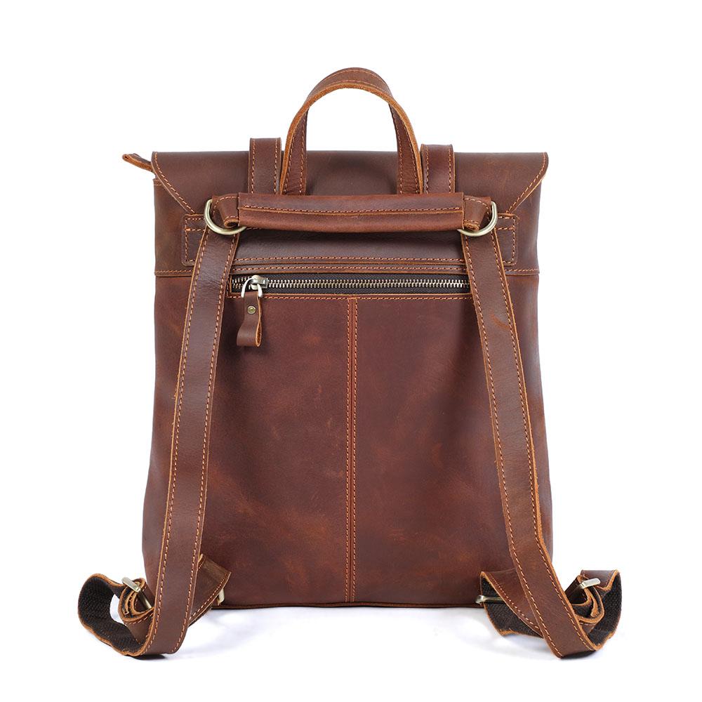 Small Leather Rucksack | ITHYA - Image 5