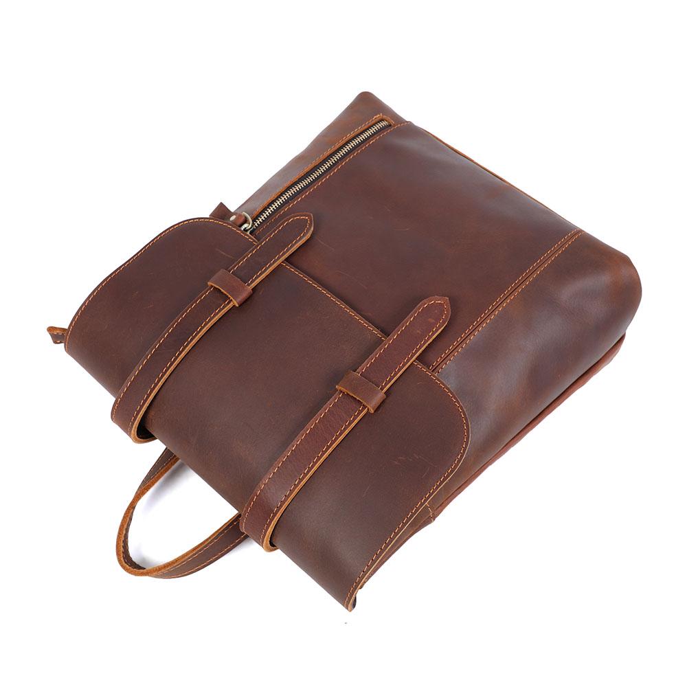 Small Leather Rucksack | ITHYA - Image 6