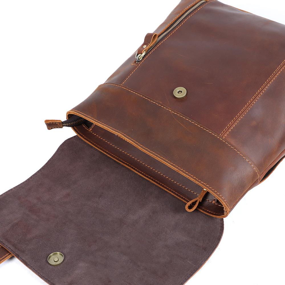 Small Leather Rucksack | ITHYA - Image 7