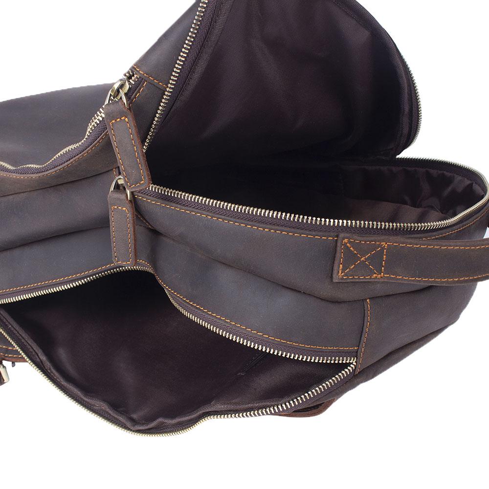 Tan Leather Rucksack | CODA - Image 14