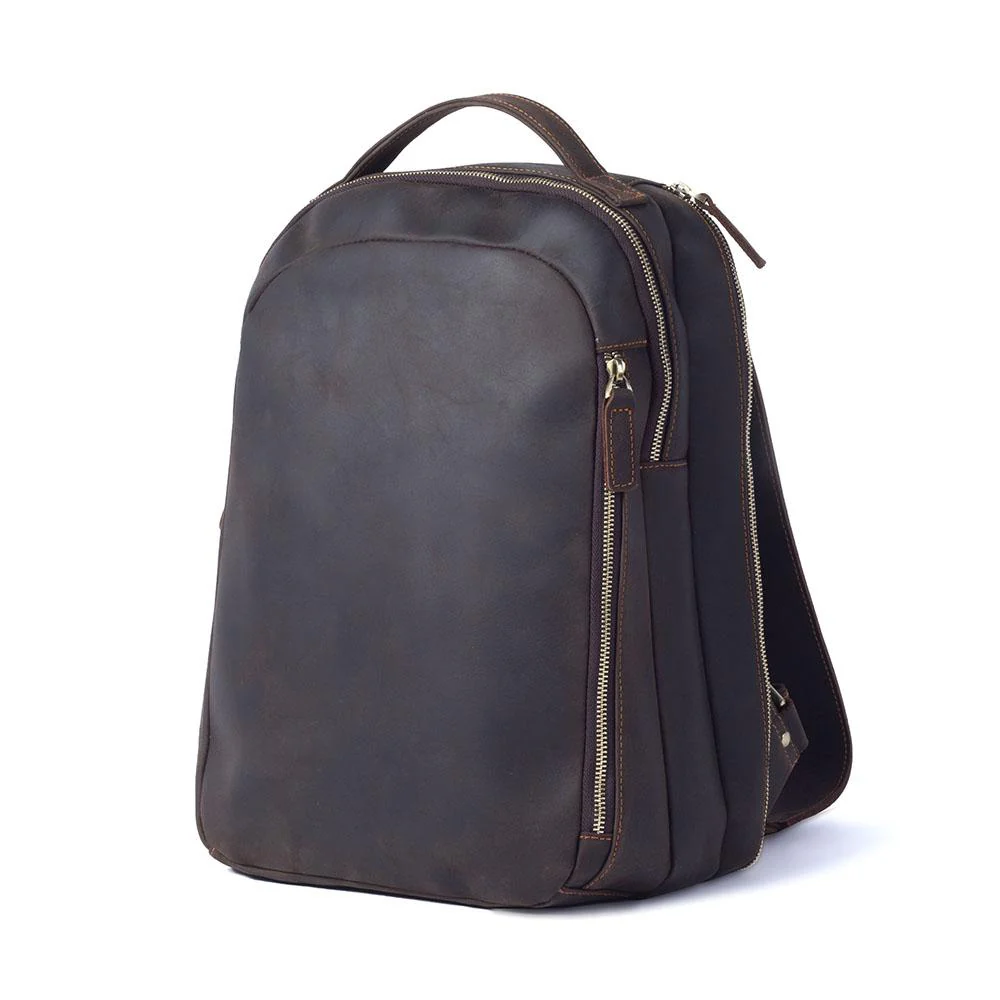 Tan Leather Rucksack | CODA - Image 2