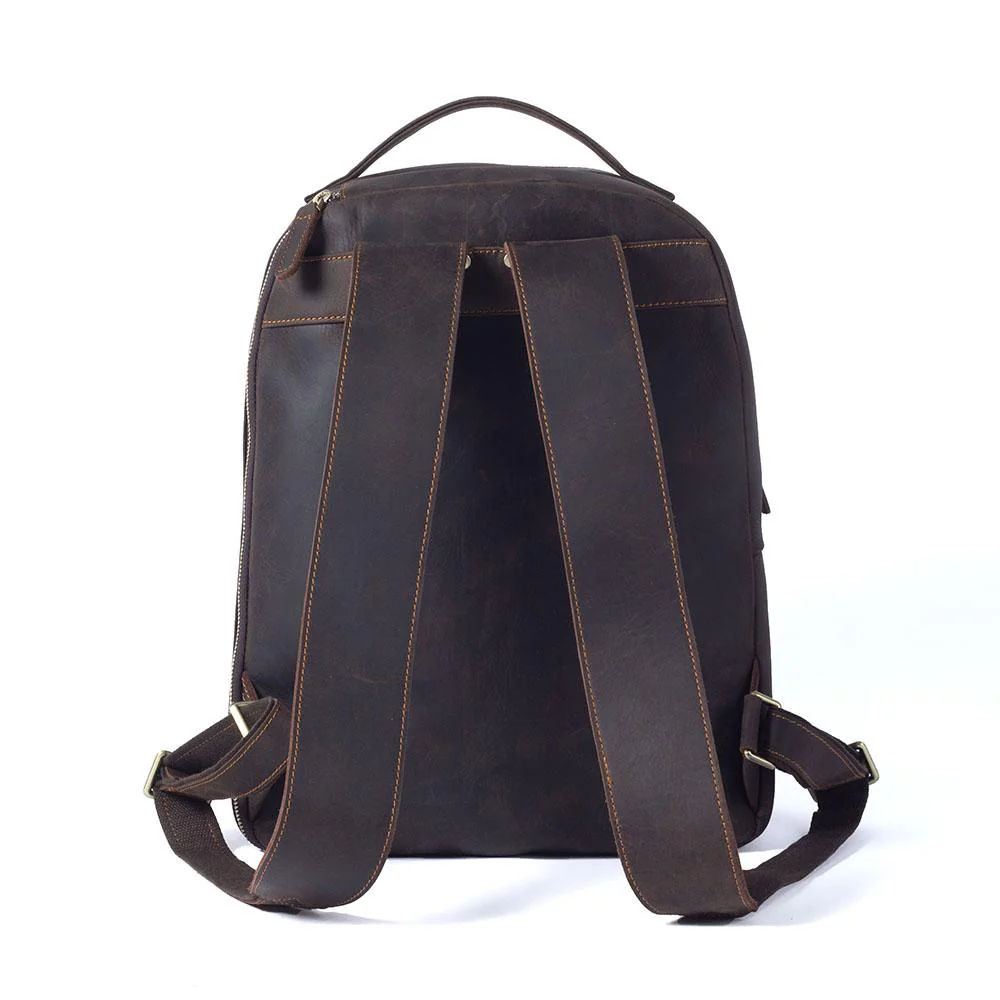Tan Leather Rucksack | CODA - Image 5
