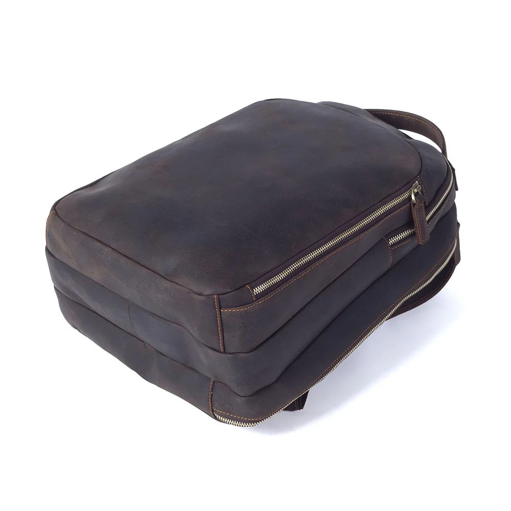 Tan Leather Rucksack | CODA - Image 6
