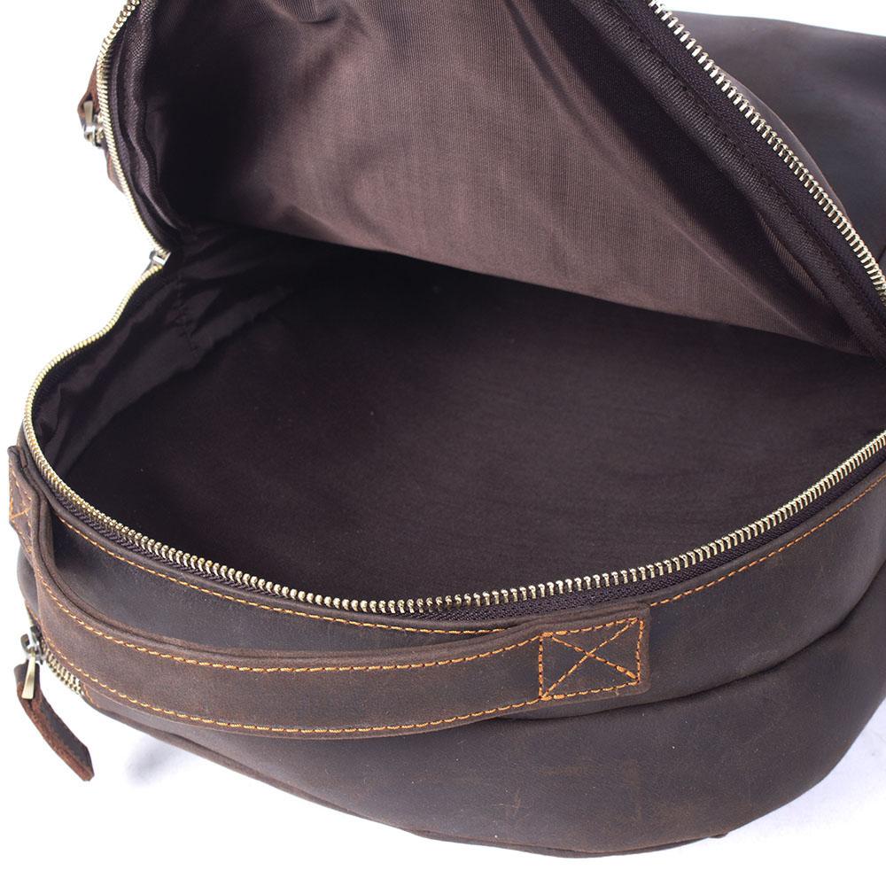 Tan Leather Rucksack | CODA - Image 8