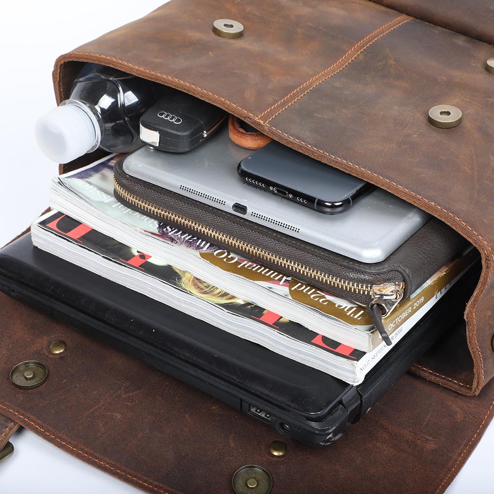 Vintage Leather Backpack | ALBA - Image 10