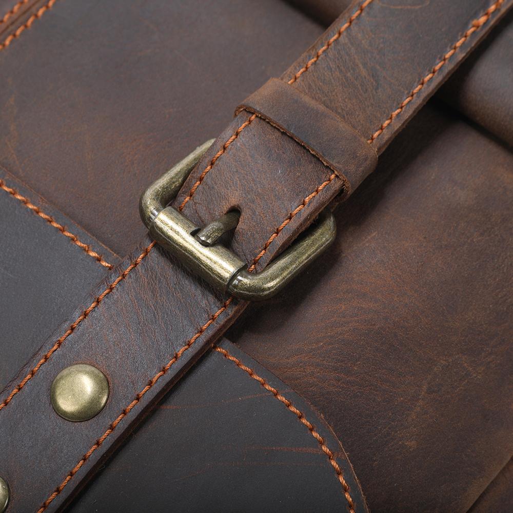 Vintage Leather Backpack | ALBA - Image 12
