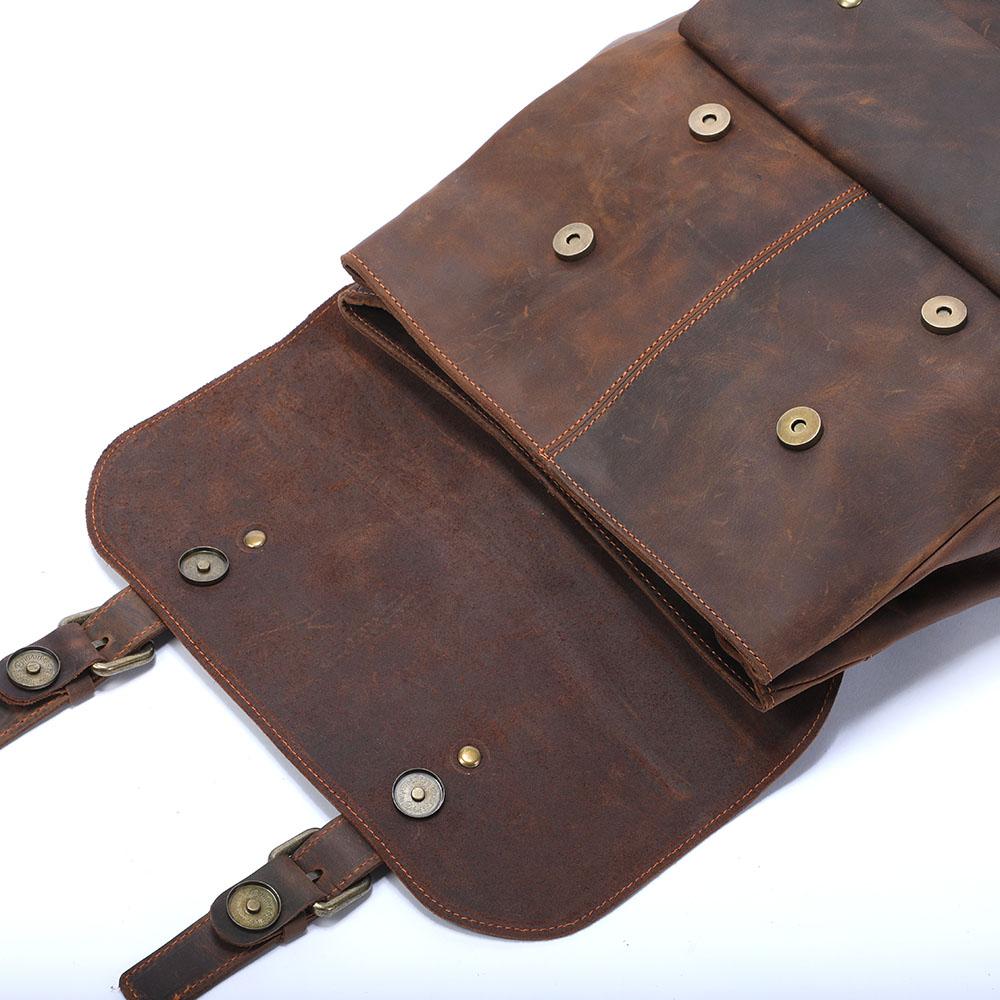 Vintage Leather Backpack | ALBA - Image 7