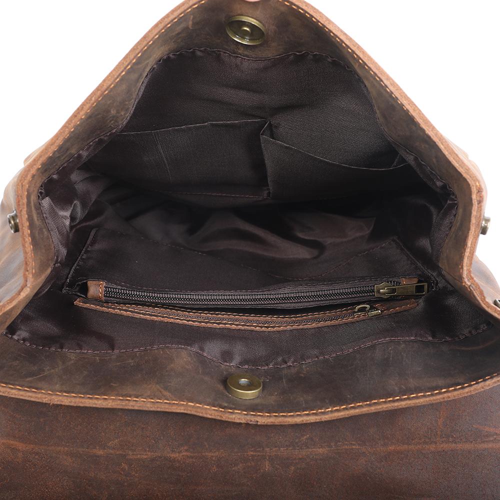 Vintage Leather Backpack | ALBA - Image 8