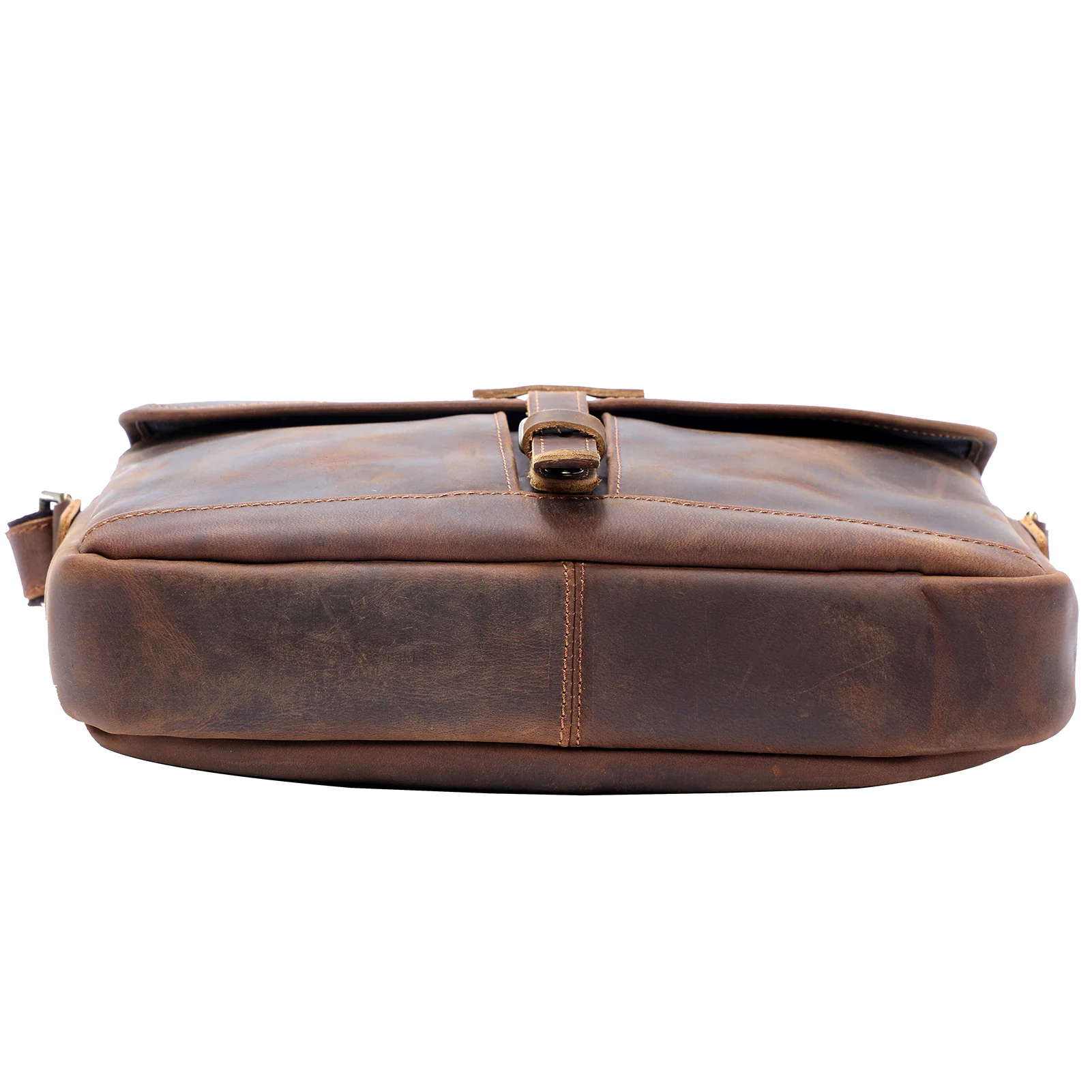 Vintage Leather Messenger Bag | ERIKA - Image 12