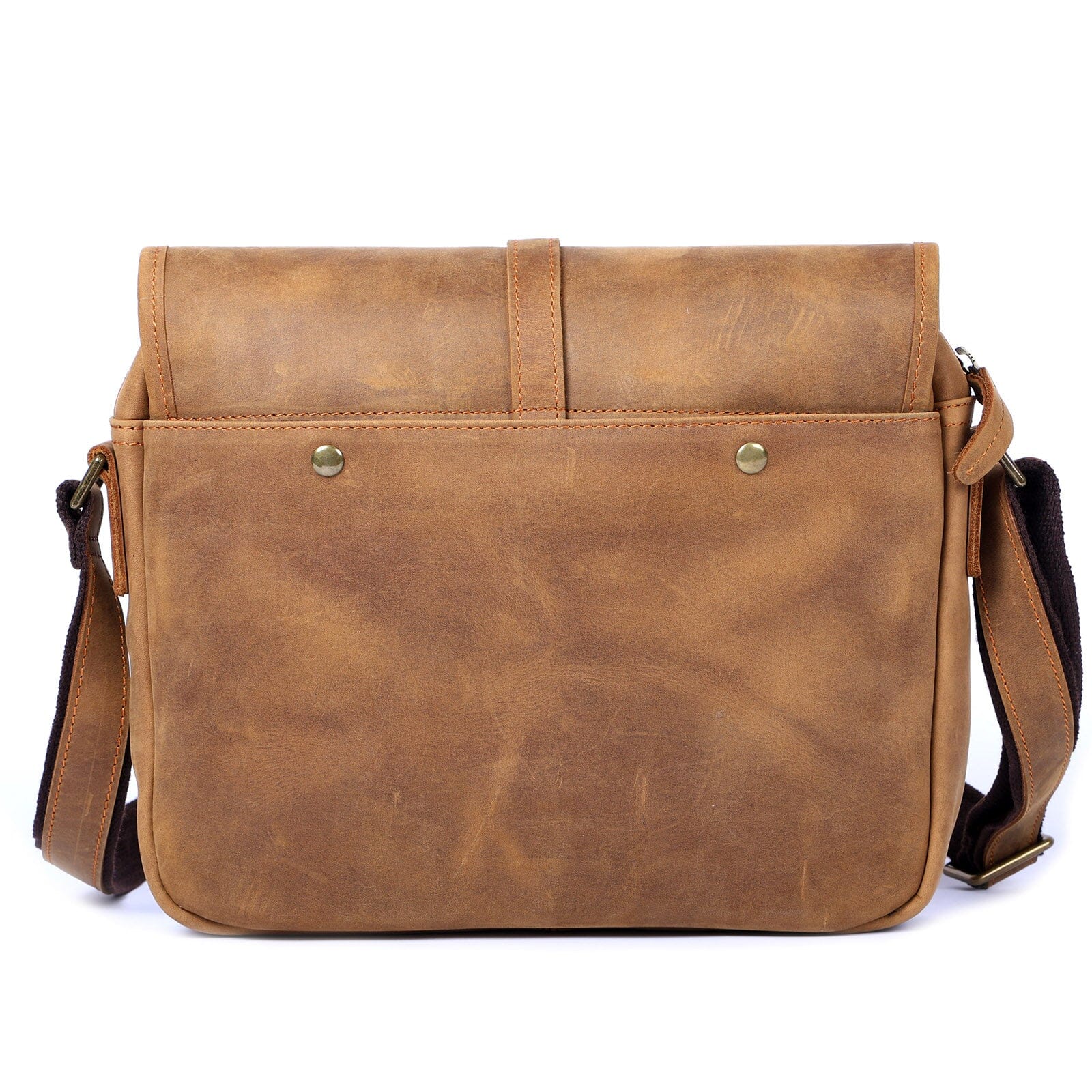 Vintage Leather Messenger Bag | ERIKA - Image 5