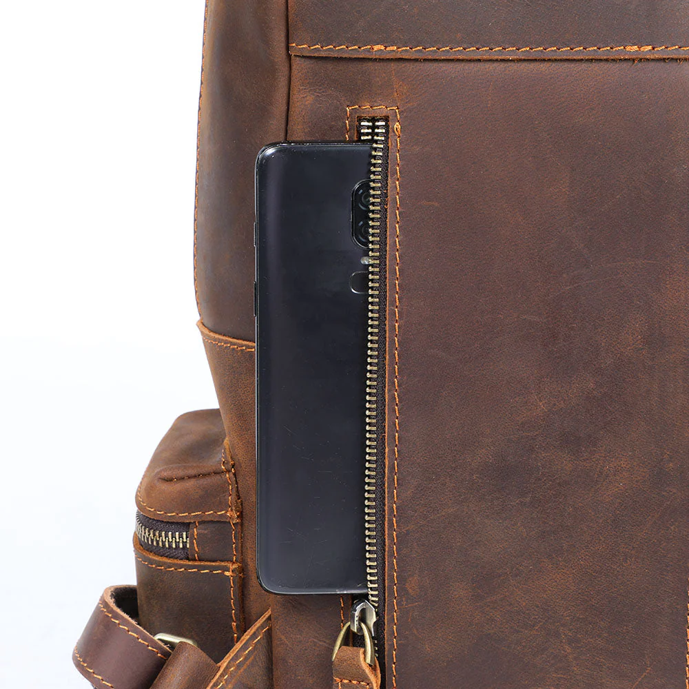 Women's Leather Backpack | AYA - Image 10