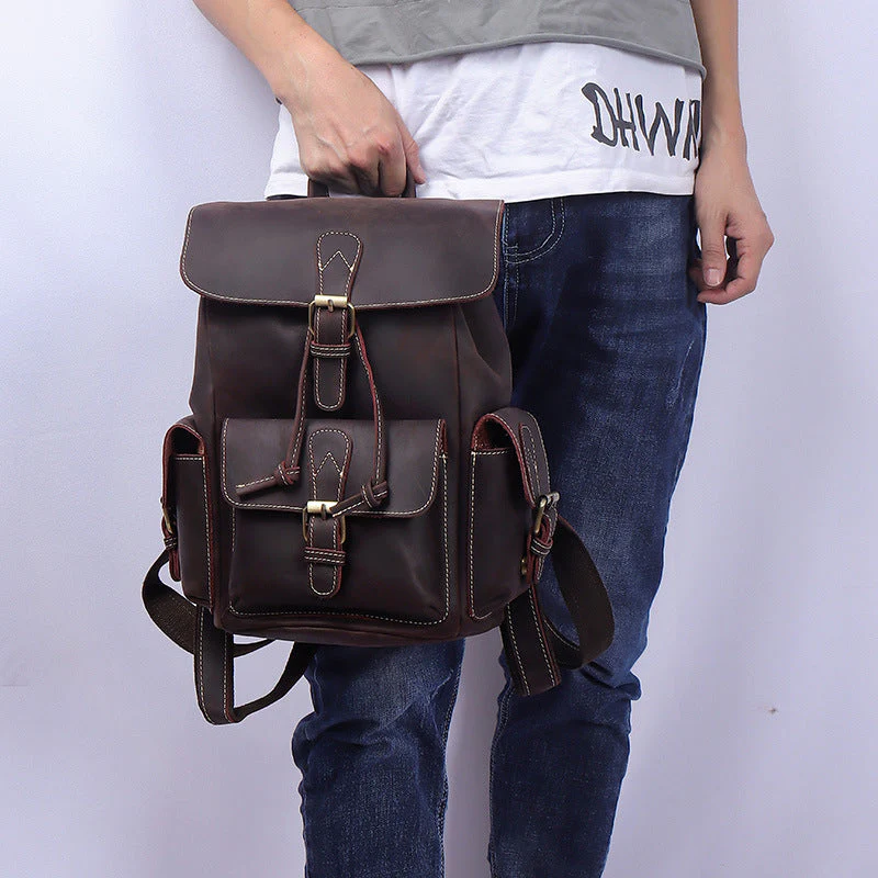 Womens Leather Backpack | EKO - Image 13