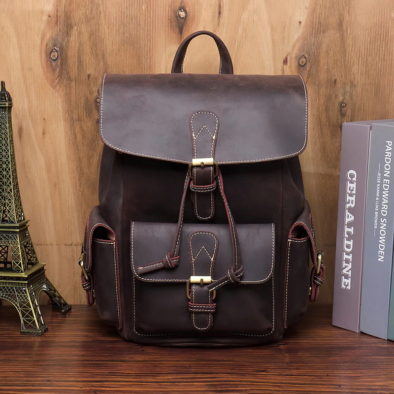 Womens Leather Backpack | EKO - Image 8