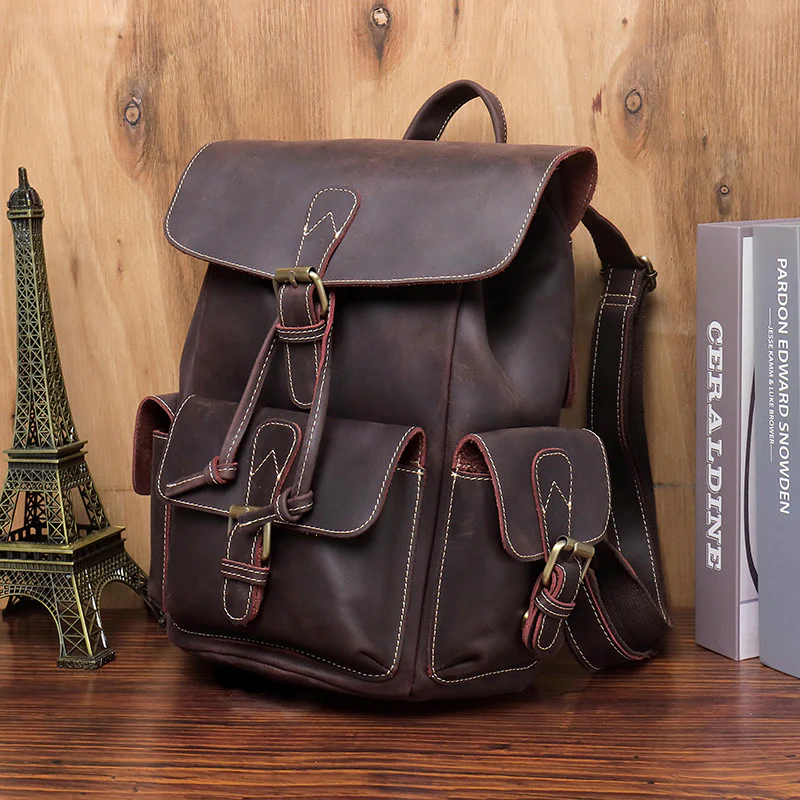 Womens Leather Backpack | EKO - Image 9